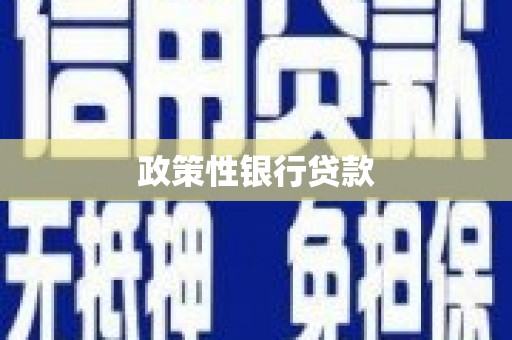 安丘政策性银行贷款