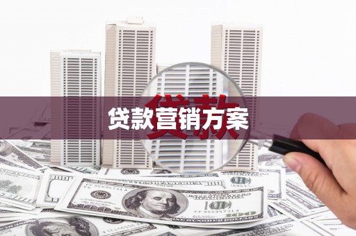 安丘贷款营销方案