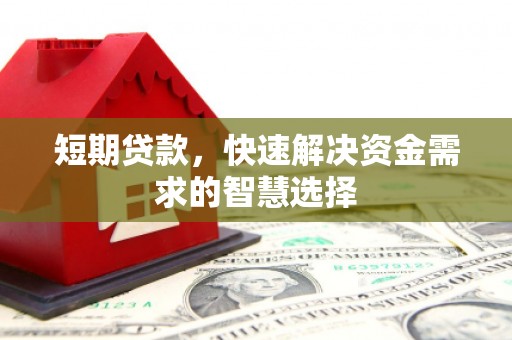 安丘短期贷款，快速解决资金需求的智慧选择