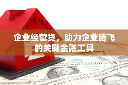 安丘企业经营贷，助力企业腾飞的关键金融工具