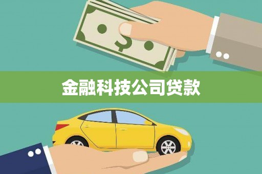 安丘金融科技公司贷款