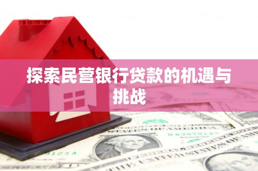 安丘探索民营银行贷款的机遇与挑战