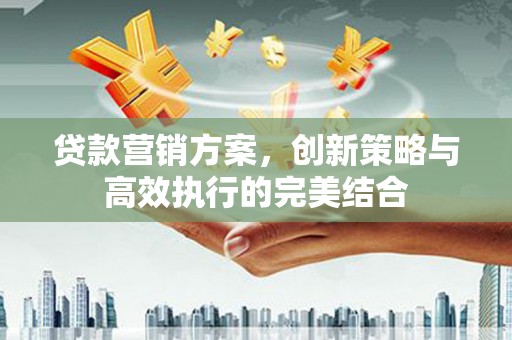 安丘贷款营销方案，创新策略与高效执行的完美结合