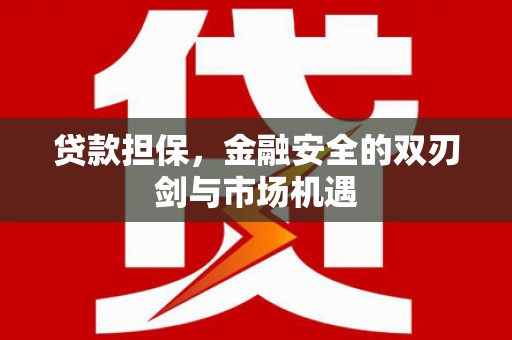 安丘贷款担保，金融安全的双刃剑与市场机遇