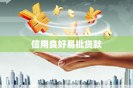 安丘信用良好易批贷款