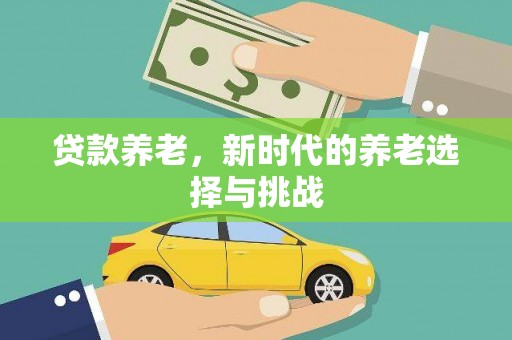 安丘贷款养老，新时代的养老选择与挑战