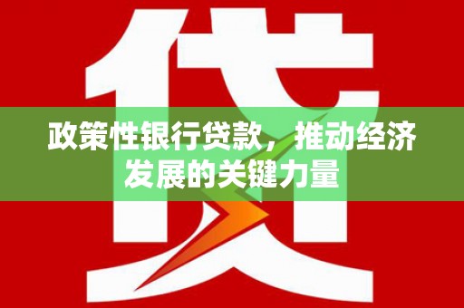安丘政策性银行贷款，推动经济发展的关键力量