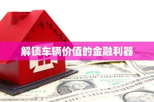 安丘解锁车辆价值的金融利器