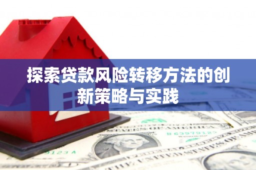 安丘探索贷款风险转移方法的创新策略与实践